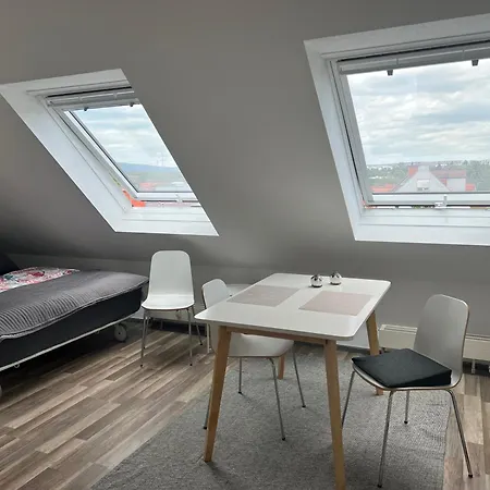 Gemuetliche Helle Dach-wohnung In Frankfurt Daire *