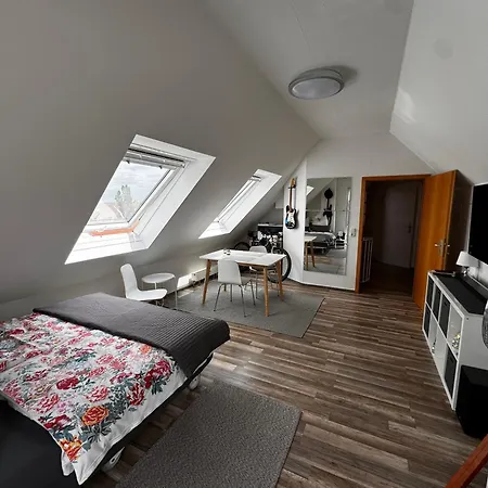 Gemuetliche Helle Dach-wohnung In Frankfurt アパート *